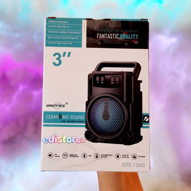 اسپیکر بلوتوثی GTS-1360 برند گریت نایس