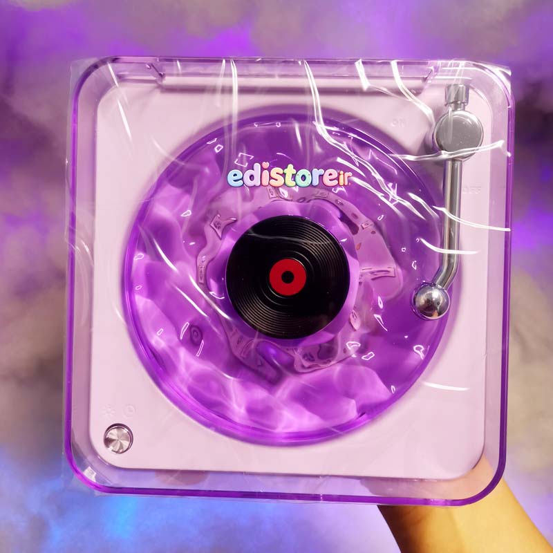 اسپیکر بلوتوثی طرح گرامافونی مدل waves