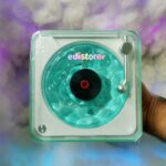 اسپیکر بلوتوثی طرح گرامافونی مدل waves