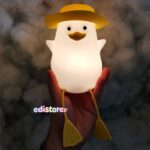 چراغ خواب سیلیکونی طرح اردک کلاهدار