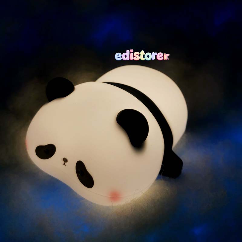 چراغ خواب سیلیکونی طرح پاندا