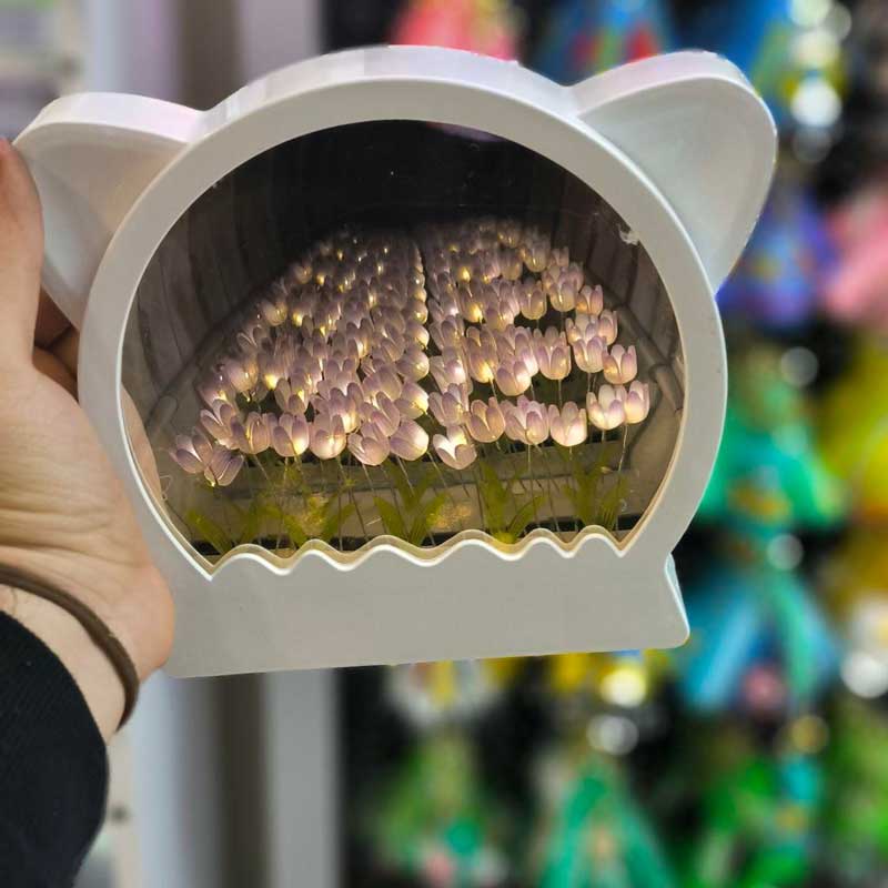 چراغ خواب دشت لاله بی‌نهایت گربه ای